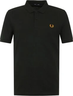 Fred Perry Donkergroen Effen Polo