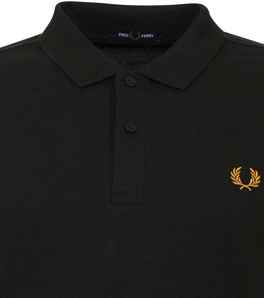 Fred Perry Donkergroen Effen Polo 4 Fred Perry Donkergroen Effen Polo - Afbeelding 2