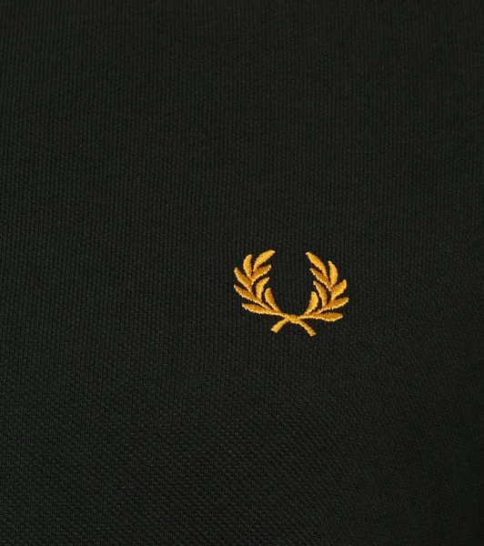 Fred Perry Donkergroen Effen Polo 5 Fred Perry Donkergroen Effen Polo - Afbeelding 3