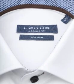 Ledub Overhemd Non Iron Wit 10 Ledub Overhemd Non Iron Wit -Kleding Kortingswinkel 76006 9