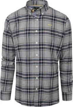NZA Overhemd Speden Ruit Grijs