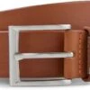 Hugo Boss Riem Leer Bruin