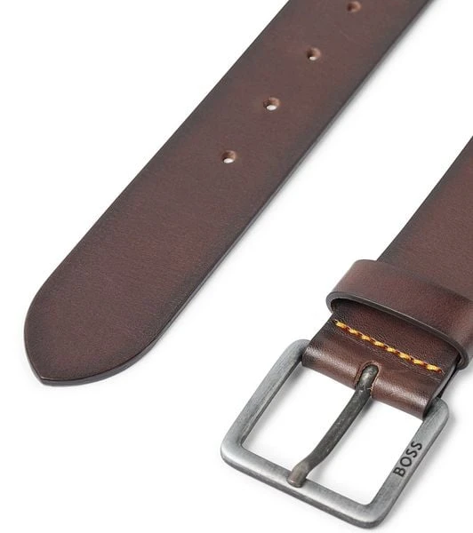 Hugo Boss Riem Leer Donkerbruin 7 Hugo Boss Riem Leer Donkerbruin - Afbeelding 5