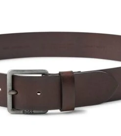 Hugo Boss Riem Leer Donkerbruin 13 Hugo Boss Riem Leer Donkerbruin -Kleding Kortingswinkel 76058 3 1