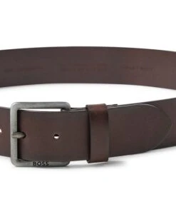Hugo Boss Riem Leer Donkerbruin 10 Hugo Boss Riem Leer Donkerbruin -Kleding Kortingswinkel 76058 3