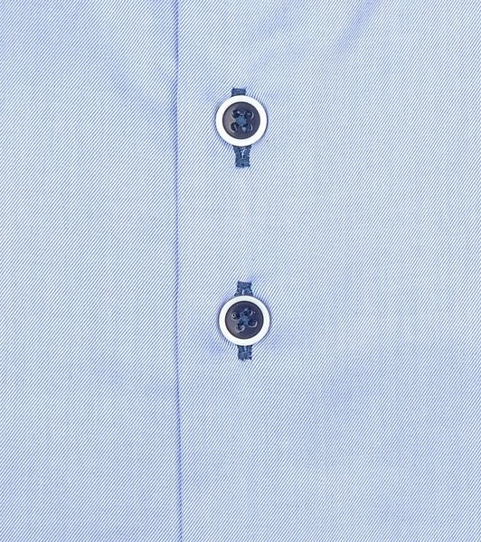 R2 Overhemd Twill Blauw 5 R2 Overhemd Twill Blauw - Afbeelding 3