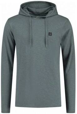 Dstrezzed Hoodie Heavy Slub Grijsblauw -Kleding Kortingswinkel 76090 1 1