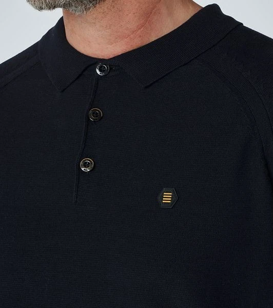 No-Excess No Excess LS Polo Solid Navy 7 No-Excess No Excess LS Polo Solid Navy - Afbeelding 5