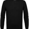 Profuomo Pullover Merinowol Zwart -Kleding Kortingswinkel 76149 1