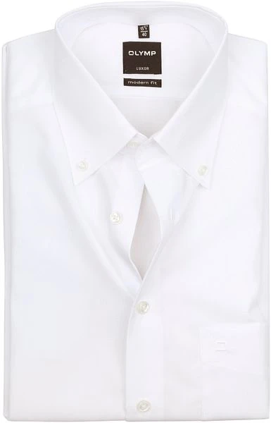 Olymp Overhemd Luxor Modern-Fit Wit 3 Olymp Overhemd Luxor Modern-Fit Wit