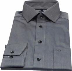 Olymp Luxor Overhemd Modern-Fit Antraciet 13 Olymp Luxor Overhemd Modern-Fit Antraciet -Kleding Kortingswinkel 76200 3 1