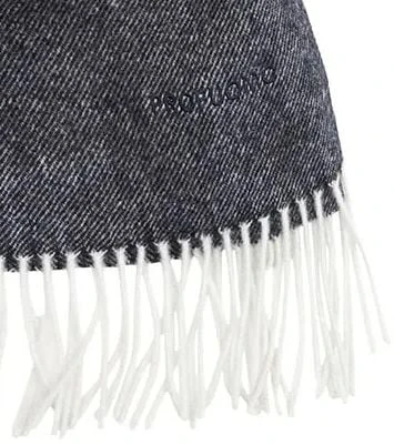 Profuomo Sjaal Lamswol Navy Blauw 6 Profuomo Sjaal Lamswol Navy Blauw - Afbeelding 4