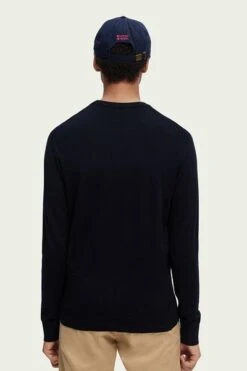 Scotch And Soda Trui Wol Navy 10 Scotch And Soda Trui Wol Navy -Kleding Kortingswinkel 76232 5