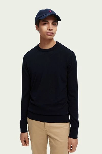 Scotch And Soda Trui Wol Navy 4 Scotch And Soda Trui Wol Navy - Afbeelding 2