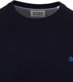 Scotch And Soda Pullover Navy Melange -Kleding Kortingswinkel 76235 2
