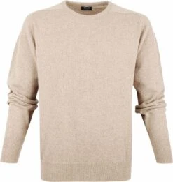 William Lockie Trui Lamswol Beige 12 William Lockie Trui Lamswol Beige -Kleding Kortingswinkel 76271 1 1