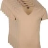 Suitable T-shirts Beige V-hals Vitaru Stretch 6 Pack -Kleding Kortingswinkel 76280 1