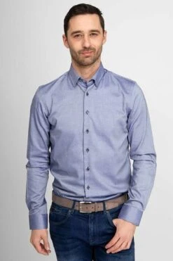 Suitable Overhemd Oxford Blauw -Kleding Kortingswinkel 76297 4 1