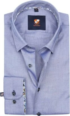 Suitable Overhemd Oxford Blauw -Kleding Kortingswinkel 76297 5 1