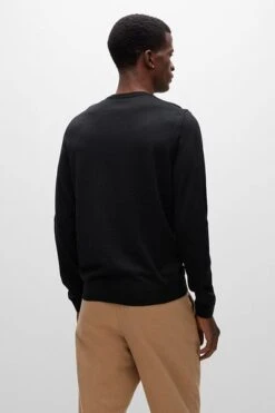 Hugo Boss Pullover Melba Wol Zwart 13 Hugo Boss Pullover Melba Wol Zwart -Kleding Kortingswinkel 76305 4