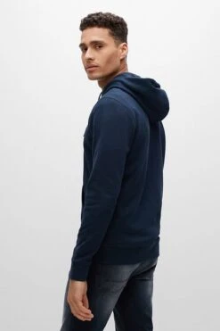 Hugo Boss Hoodie Wetalk Donkerblauw 11 Hugo Boss Hoodie Wetalk Donkerblauw -Kleding Kortingswinkel 76307 4