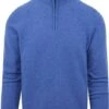 Suitable Half Zip Trui Wol Blend Blauw 2 Suitable Half Zip Trui Wol Blend Blauw -Kleding Kortingswinkel 76318 1
