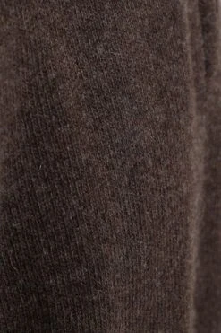 Suitable Half Zip Trui Wol Blend Bruin -Kleding Kortingswinkel 76321 4