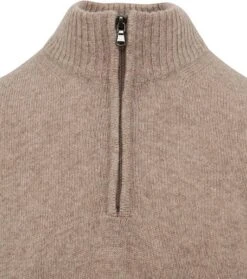 Suitable Half Zip Trui Wol Blend Beige 13 Suitable Half Zip Trui Wol Blend Beige -Kleding Kortingswinkel 76322 2 1