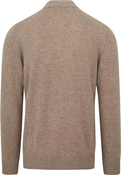 Suitable Half Zip Trui Wol Blend Beige 6 Suitable Half Zip Trui Wol Blend Beige - Afbeelding 4