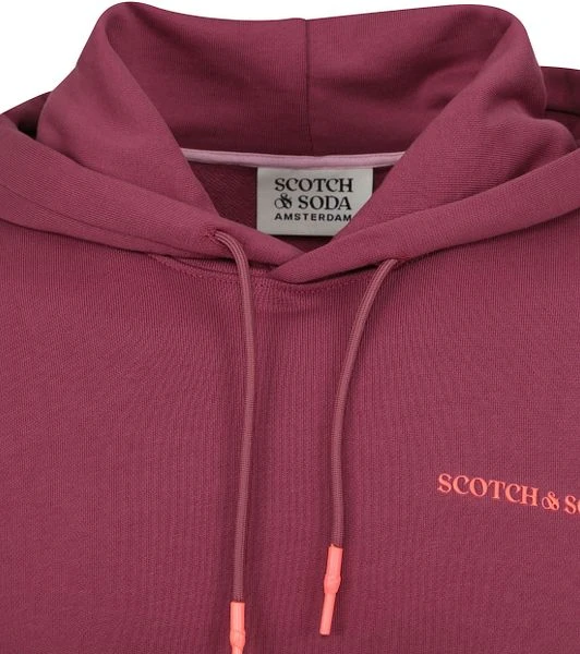 Scotch And Soda Hoodie Roze 4 Scotch And Soda Hoodie Roze - Afbeelding 2
