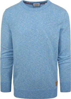 Scotch And Soda Pullover Melange Lichtblauw -Kleding Kortingswinkel 76349 1 1
