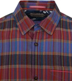 Scotch And Soda Overhemd Geruit Multicolour -Kleding Kortingswinkel 76360 2 1