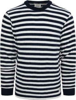 Scotch And Soda Sweater Chenille Donkerblauw -Kleding Kortingswinkel 76364 1 1