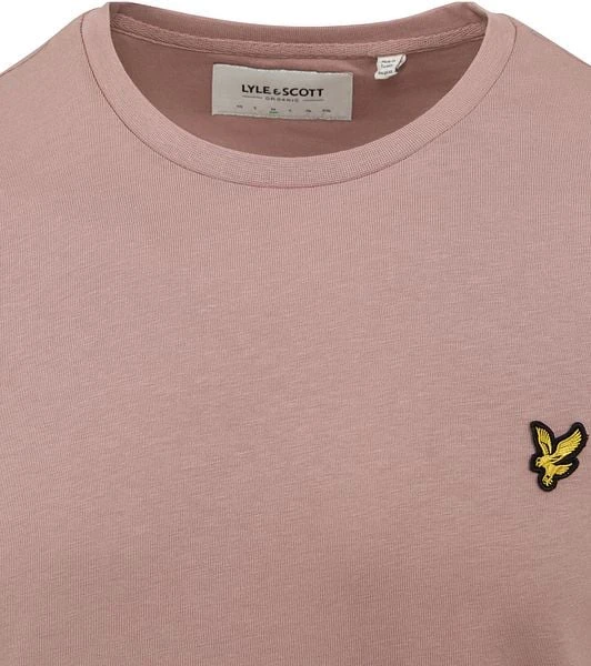 Lyle And Scott T-shirt Plain Oud Roze 8 Lyle And Scott T-shirt Plain Oud Roze - Afbeelding 6
