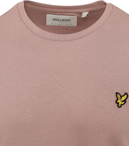 Lyle And Scott T-shirt Plain Oud Roze 4 Lyle And Scott T-shirt Plain Oud Roze - Afbeelding 2