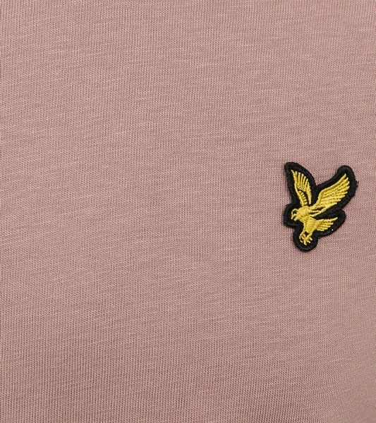 Lyle And Scott T-shirt Plain Oud Roze 5 Lyle And Scott T-shirt Plain Oud Roze - Afbeelding 3