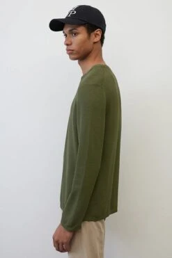 Marc O'Polo Trui O-Hals Donkergroen 10 Marc O'Polo Trui O-Hals Donkergroen -Kleding Kortingswinkel 76382 7