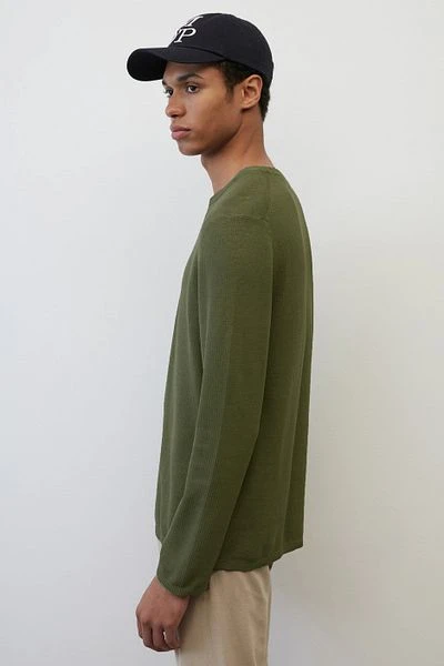 Marc O'Polo Trui O-Hals Donkergroen 5 Marc O'Polo Trui O-Hals Donkergroen - Afbeelding 3