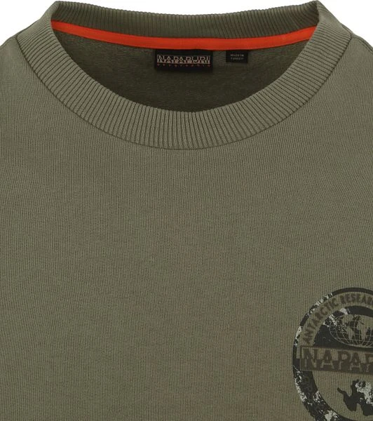 Napapijri Sweater Bollo Groen 4 Napapijri Sweater Bollo Groen - Afbeelding 2