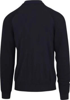 Blue Industry Zipper Trui Navy -Kleding Kortingswinkel 76393 4