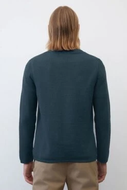 Marc O'Polo Trui O-Hals Petrol Blauw -Kleding Kortingswinkel 76397 5