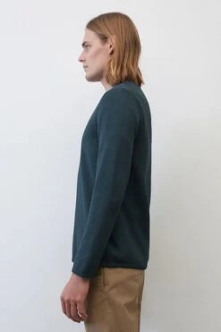 Marc O'Polo Trui O-Hals Petrol Blauw -Kleding Kortingswinkel 76397 7