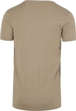 Slater 2-pack T-shirt V-hals Khaki -Kleding Kortingswinkel 76404 5