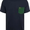 Lyle And Scott T-shirt Pocket Donkerblauw