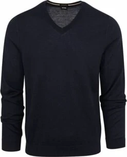 Hugo Boss Pullover Melba Wol Donkerblauw -Kleding Kortingswinkel 76445 1 1