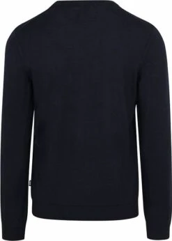 Hugo Boss Pullover Melba Wol Donkerblauw -Kleding Kortingswinkel 76445 3