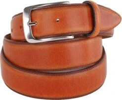 Profuomo Leren Riem Polish Cognac