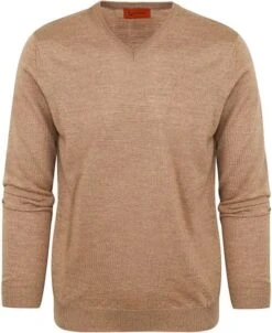 Suitable Pullover V-Hals Wol Beige -Kleding Kortingswinkel 76491 8 1