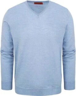 Suitable Pullover V-Hals Wol Lichtblauw 13 Suitable Pullover V-Hals Wol Lichtblauw -Kleding Kortingswinkel 76493 10 1