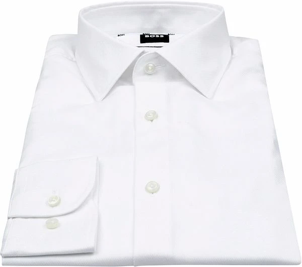 Hugo Boss Overhemd Hank Kent Wit 5 Hugo Boss Overhemd Hank Kent Wit - Afbeelding 3